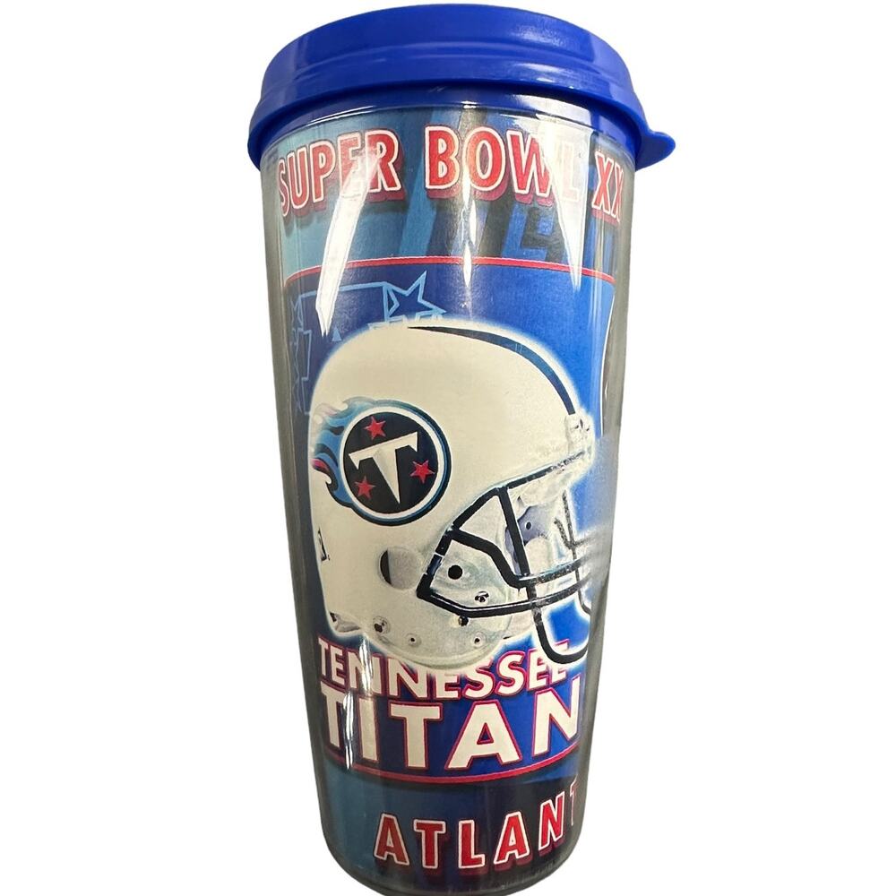 Super Bowl XXXIV Tennessee Titans vs St. Louis Rams Tumbler Made in USA